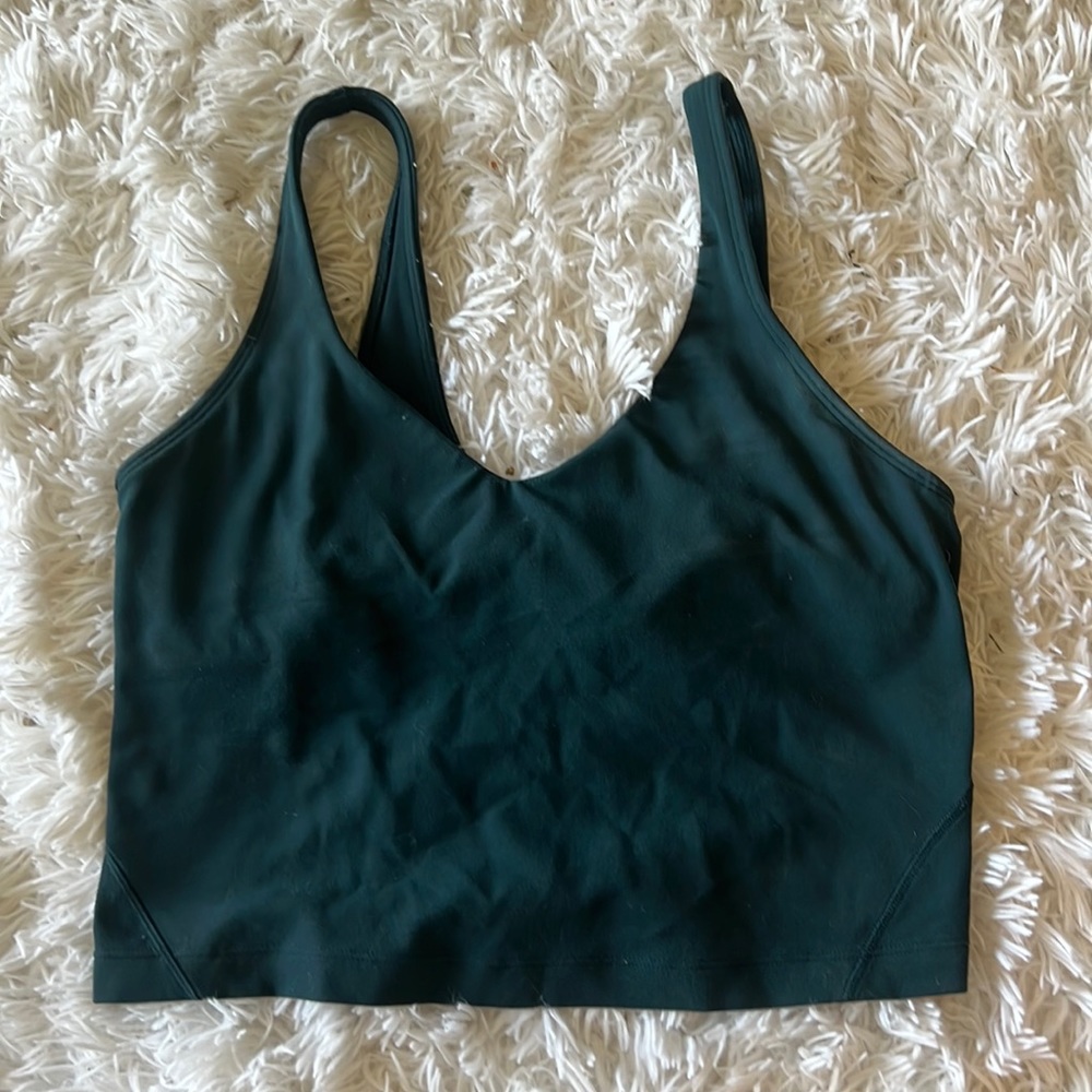 lululemon align crop top teal